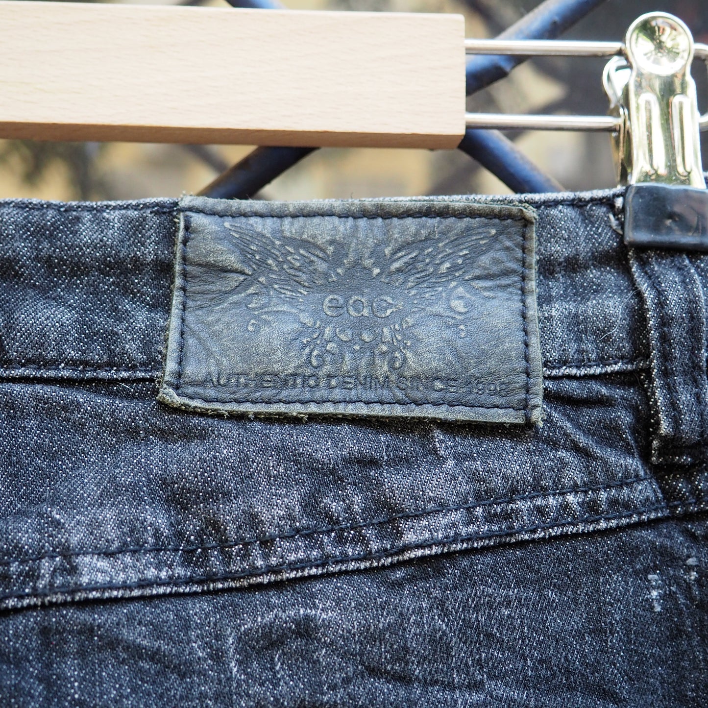 metallic long necklace