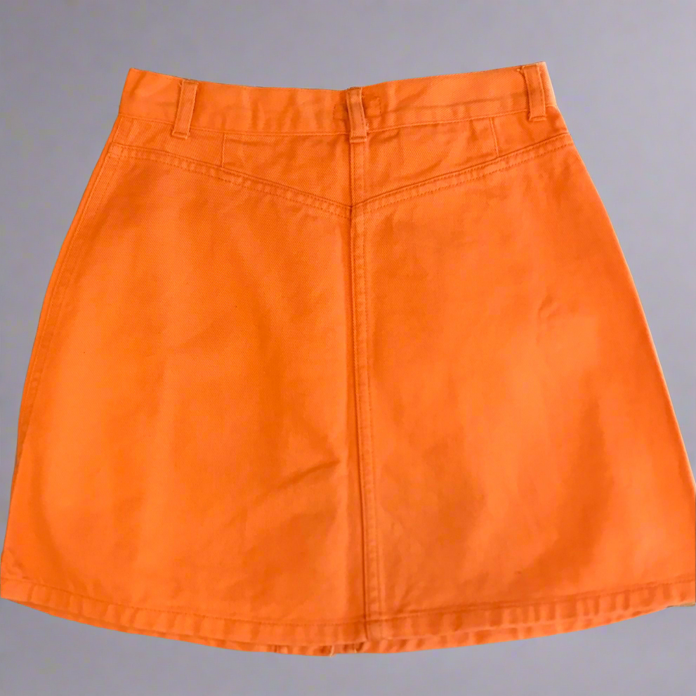 peaches on the beach orange skirt