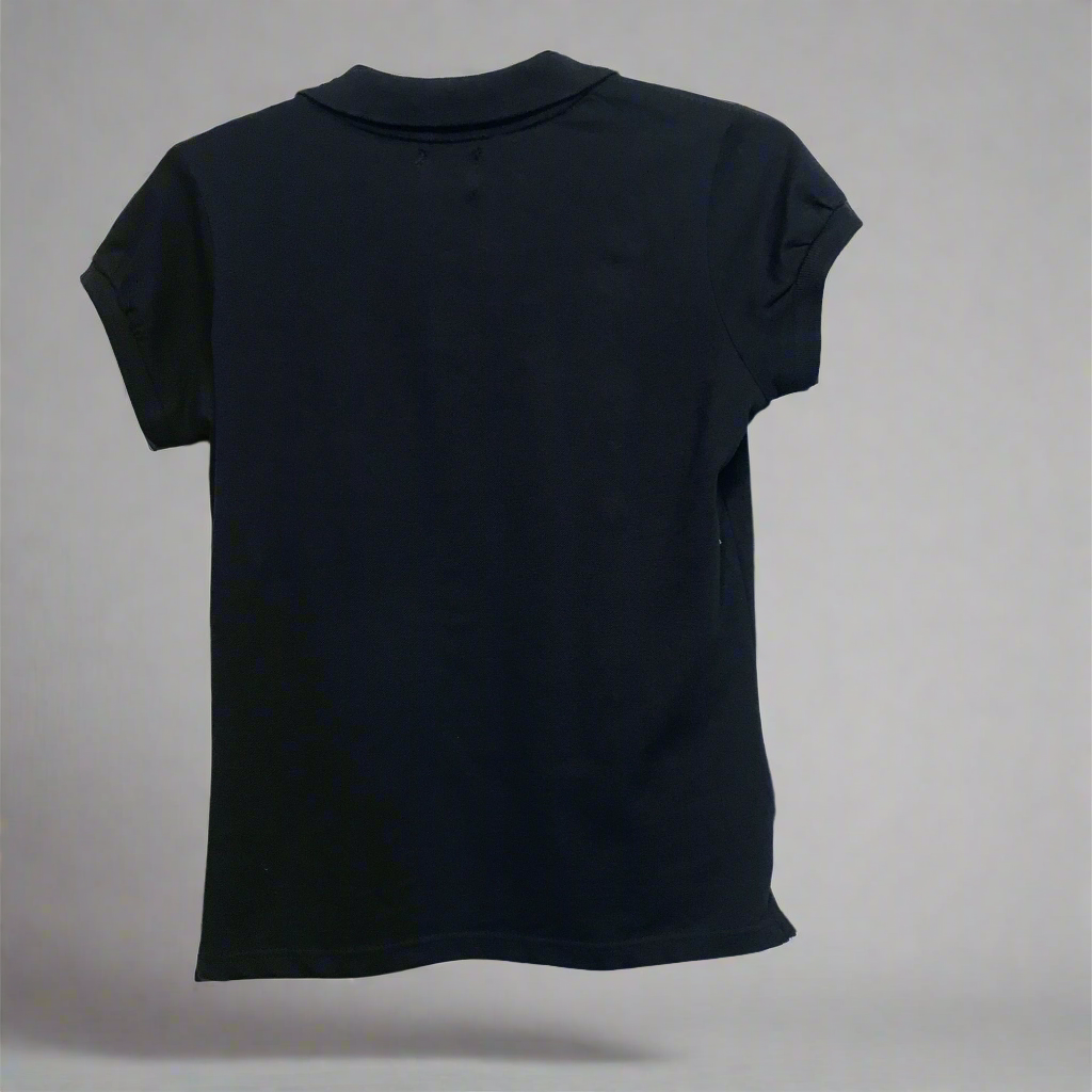 concrete flower bouquet dark blue tee