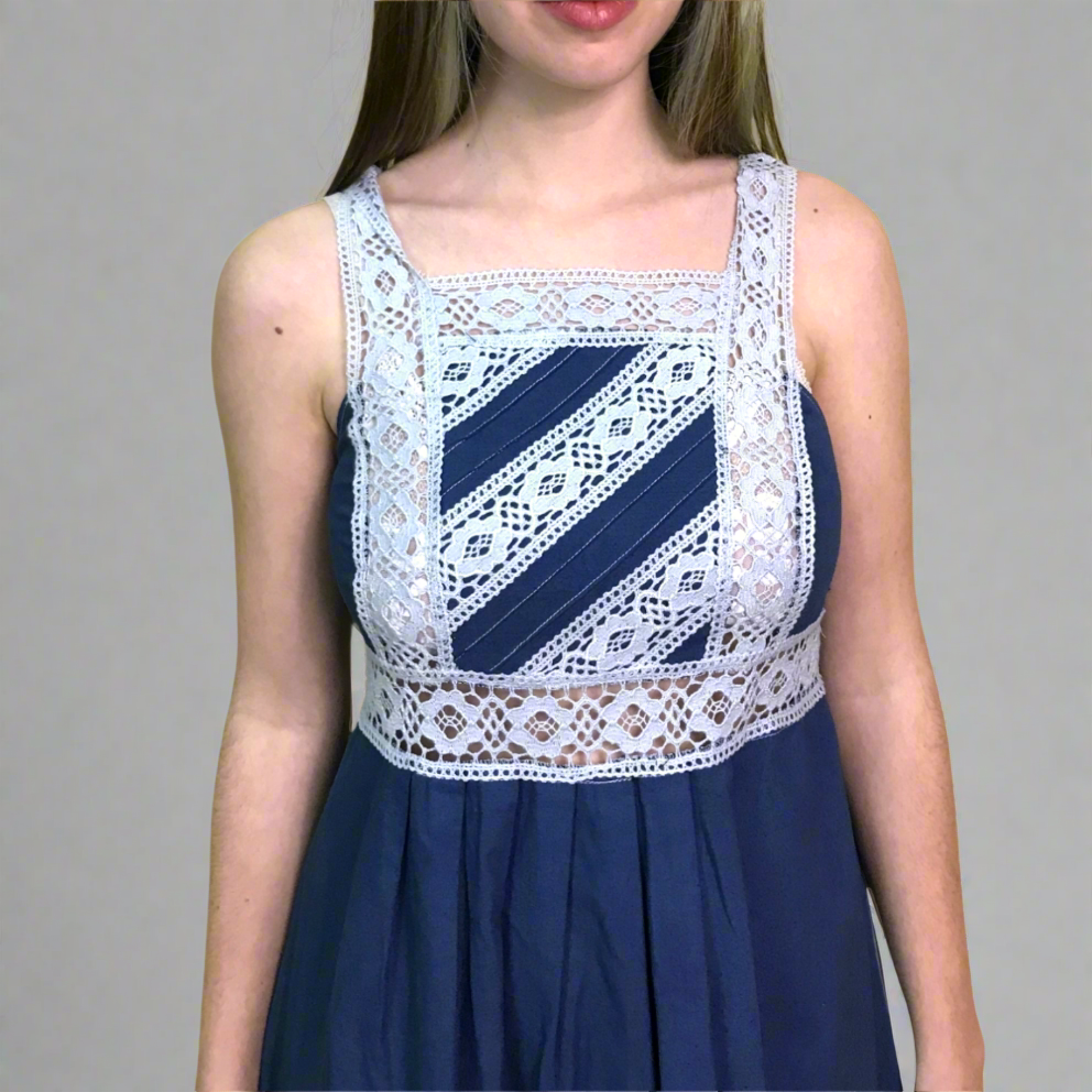 iced americano denim dress