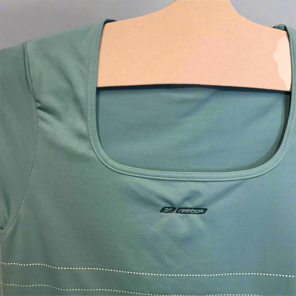 rebook baby blue tee