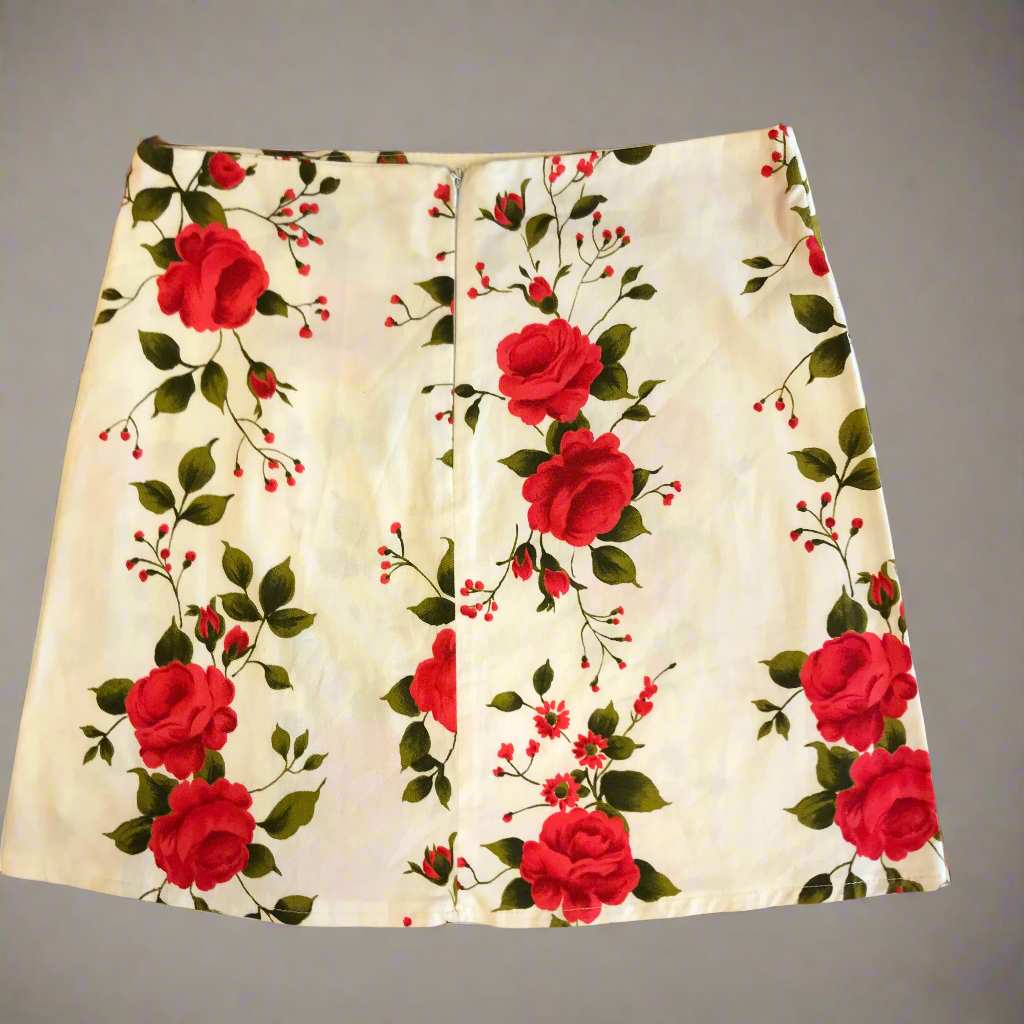 romantic evening white skirt