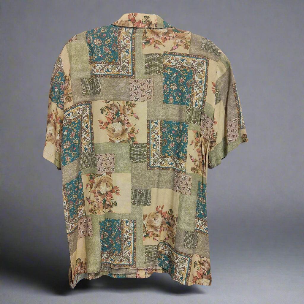 sasha the bear patterned shirt