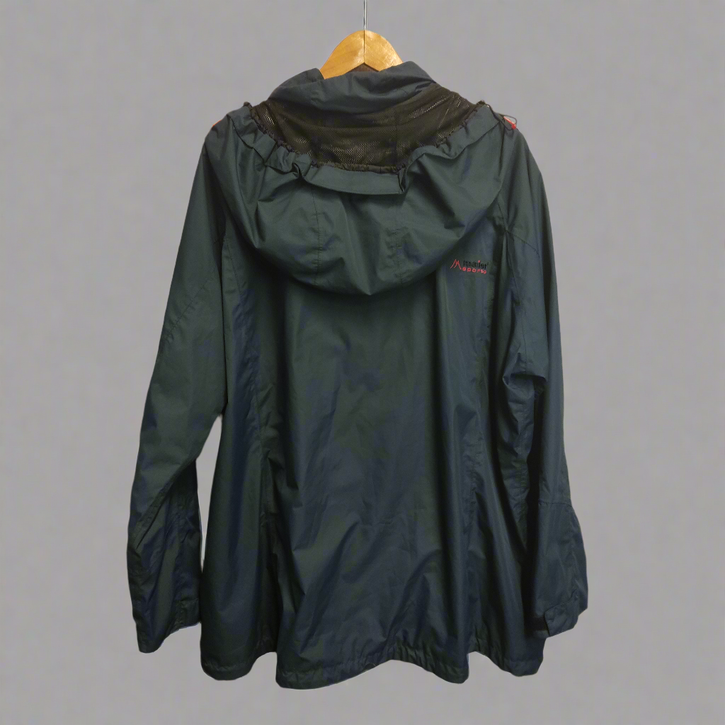 long dark blue jacket