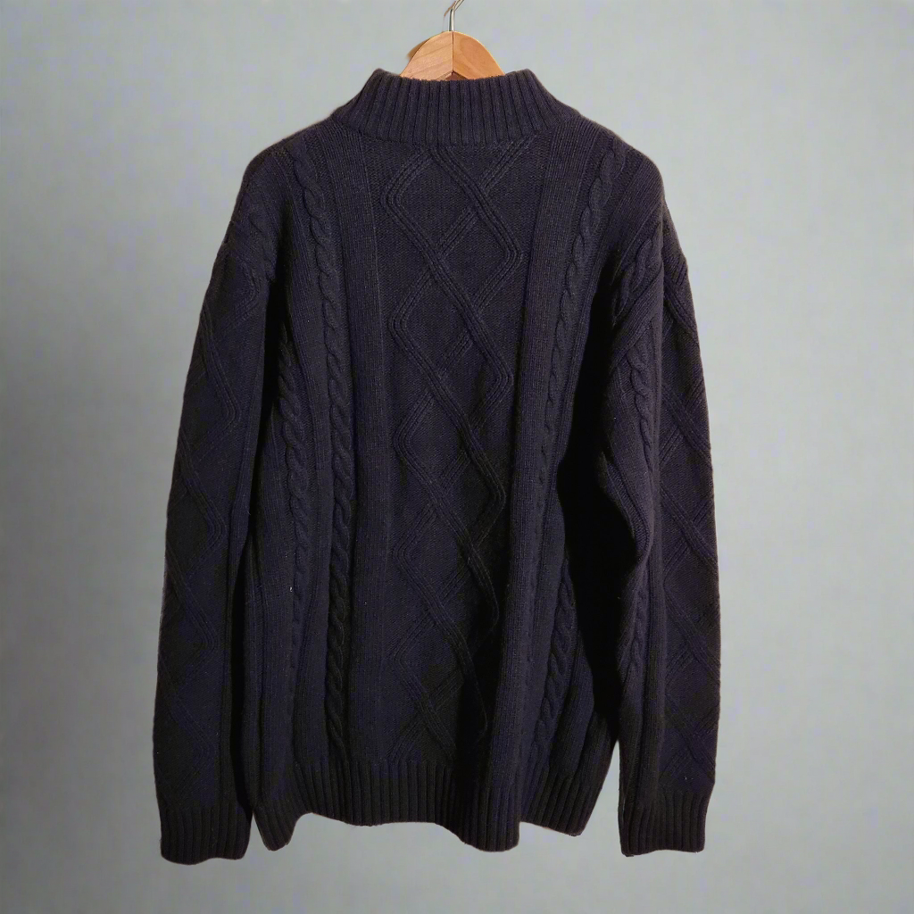 wear this when meeting partner's parents black pullover