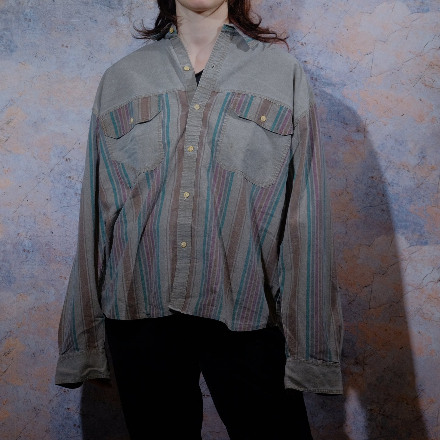 young, wild and stressed gray shirt