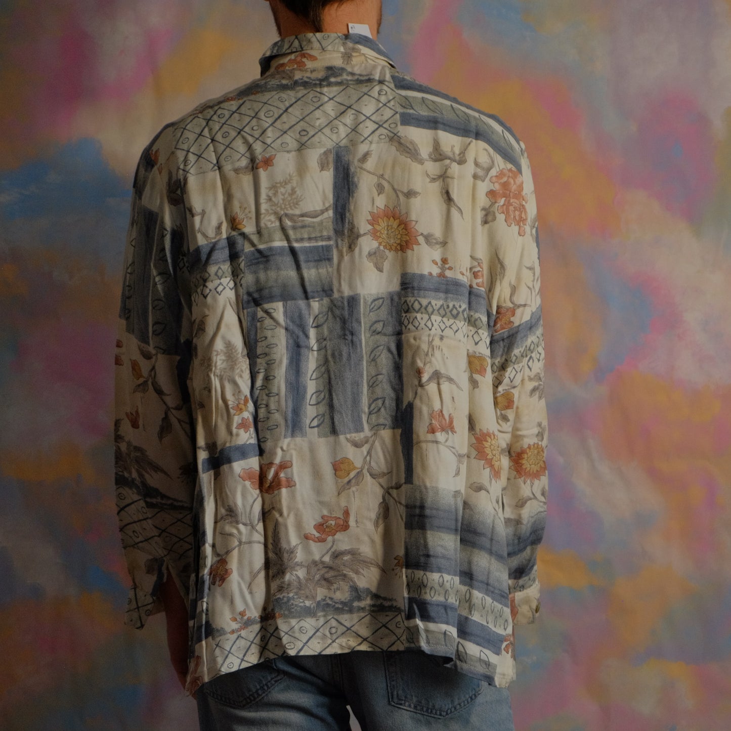 forest temple patterned shirt