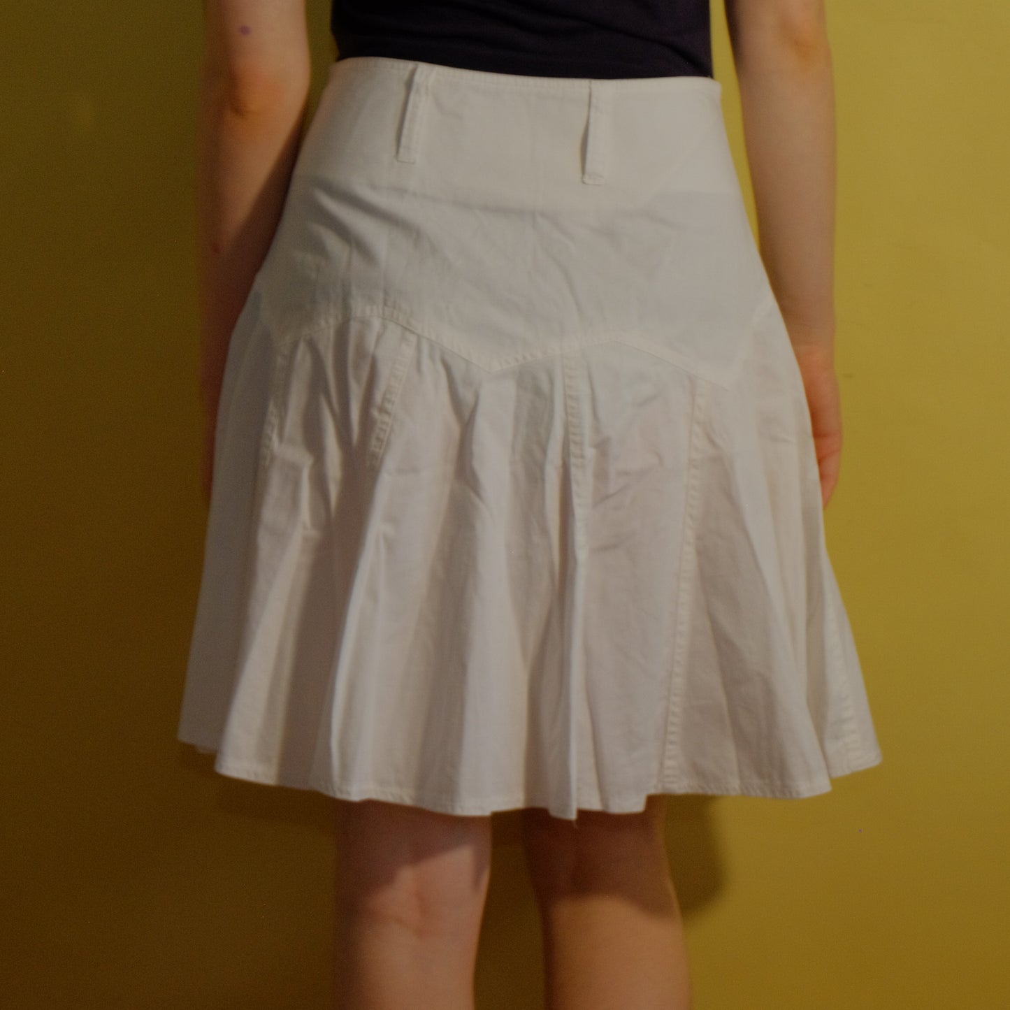 poconos vacation white skirt