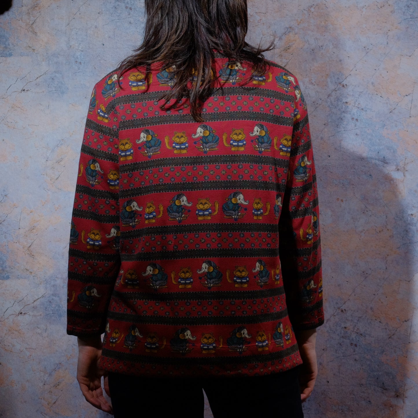 cute cute cute patterned sweater