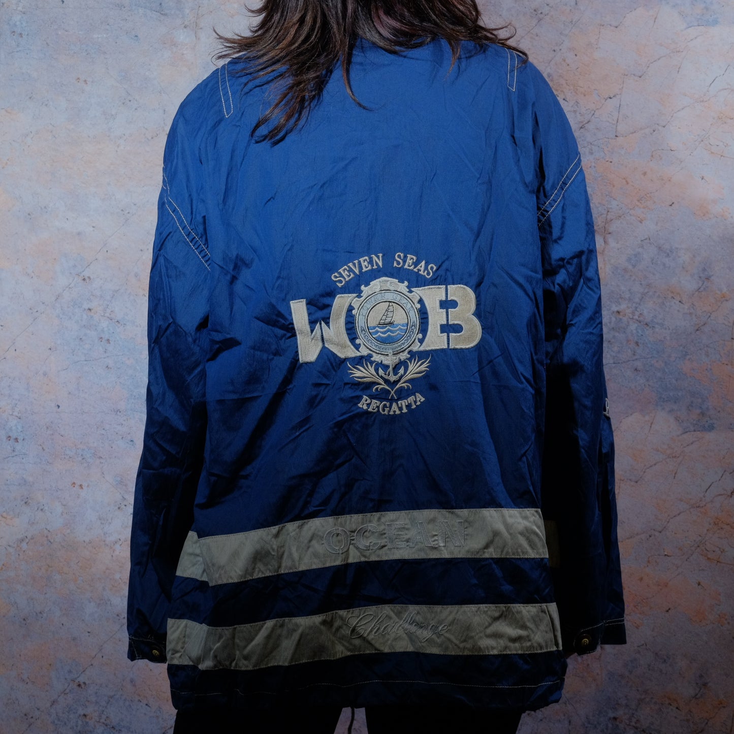 a friend of mine wants to go sailing blue jacket