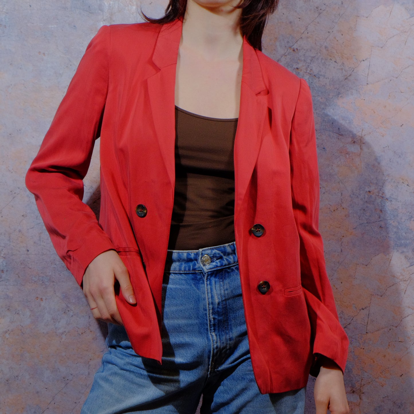 good luck on your interview my friend red blazer