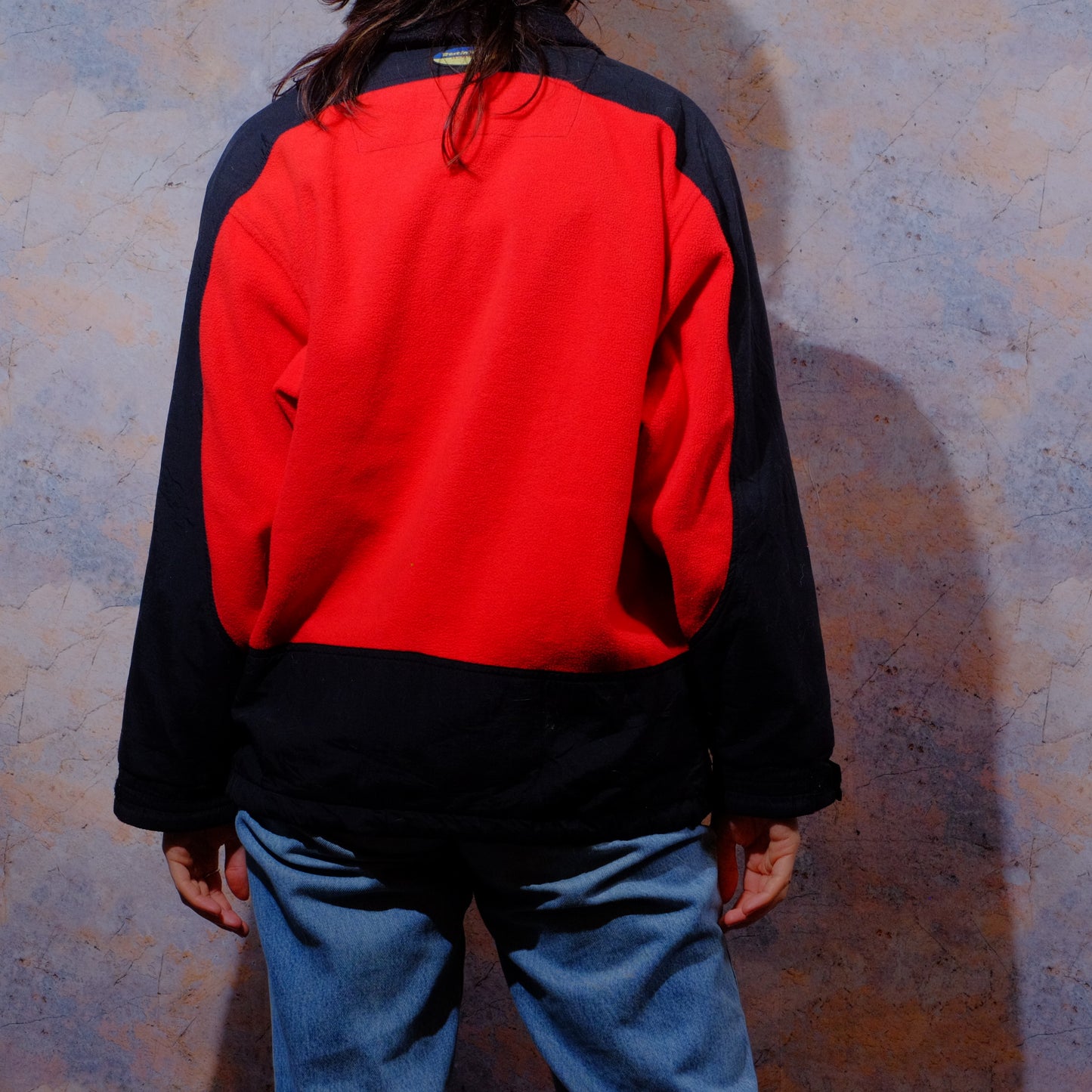 is there anything else I can do for you today? red fleece jacket
