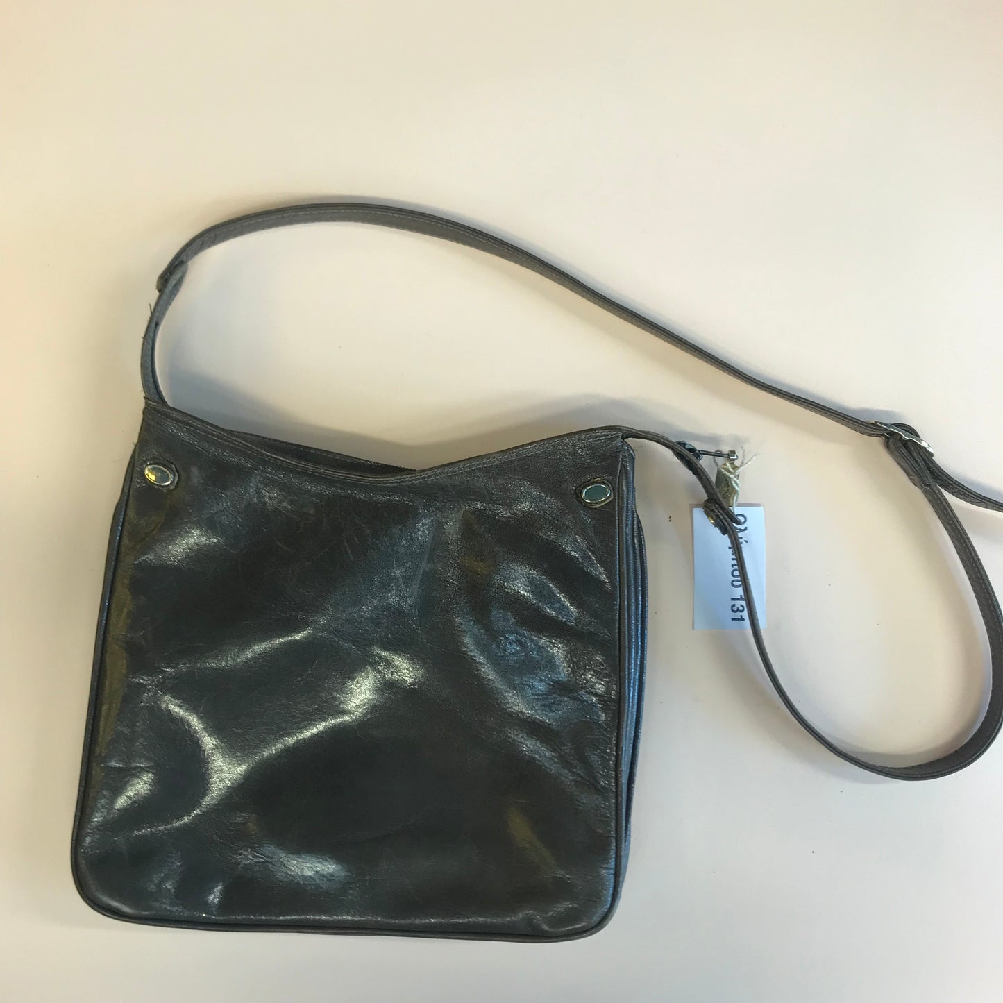born this way b*tch gray bag