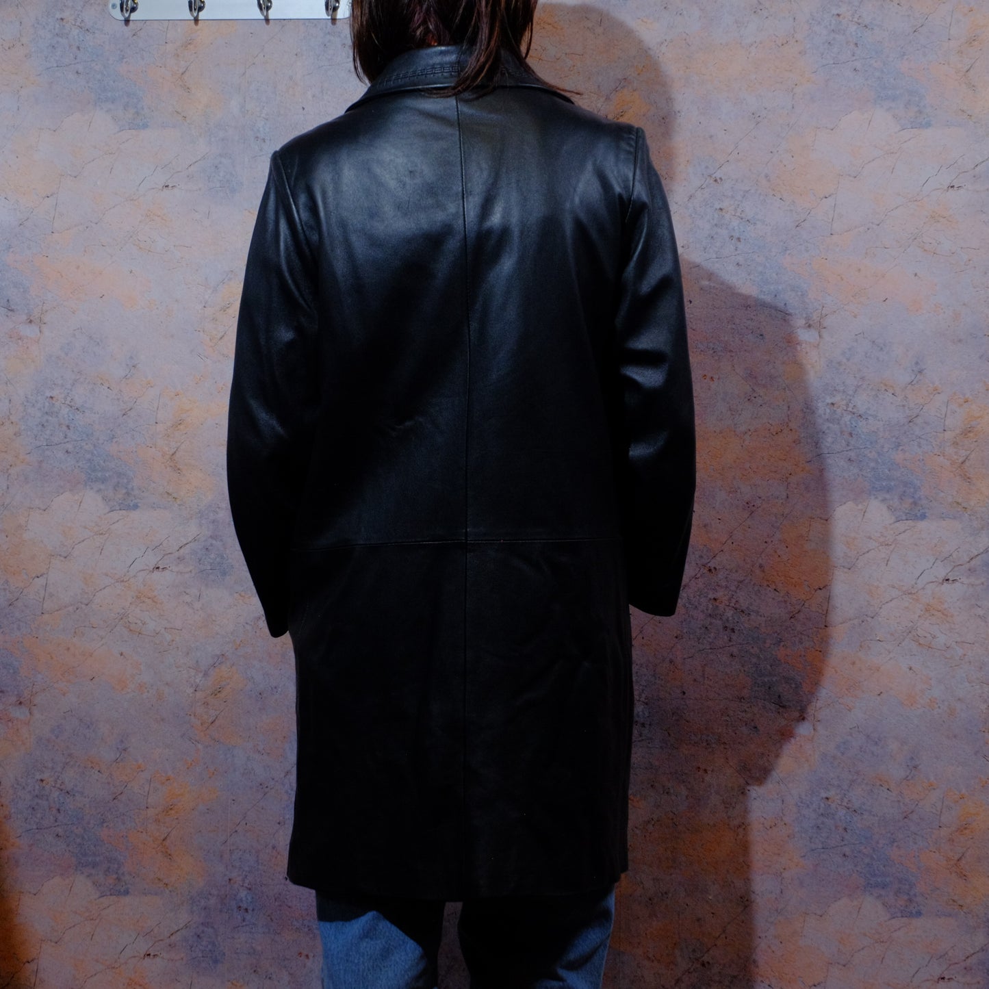 are you a big city or small village kinda person? black leather jacket