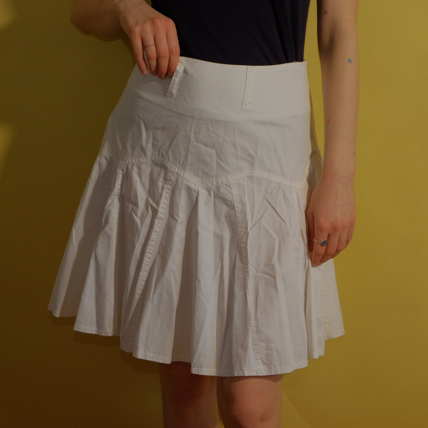 poconos vacation white skirt