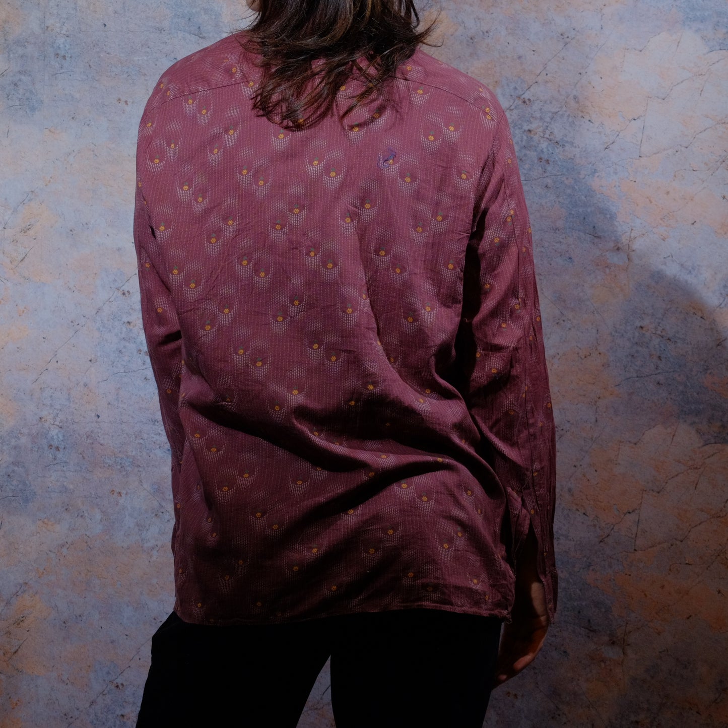 flower bucket tic tac toe burgundy shirt