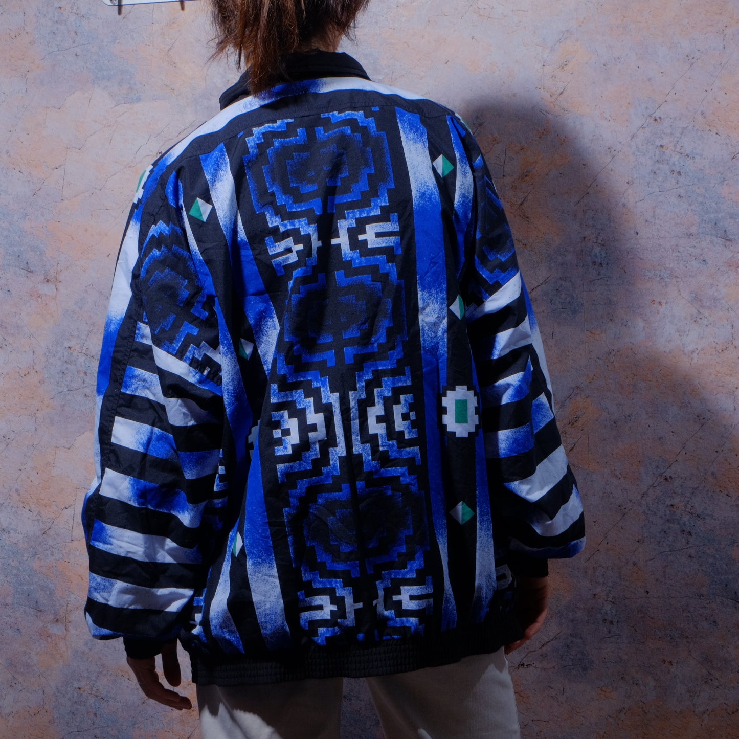 move your feet dark blue jacket
