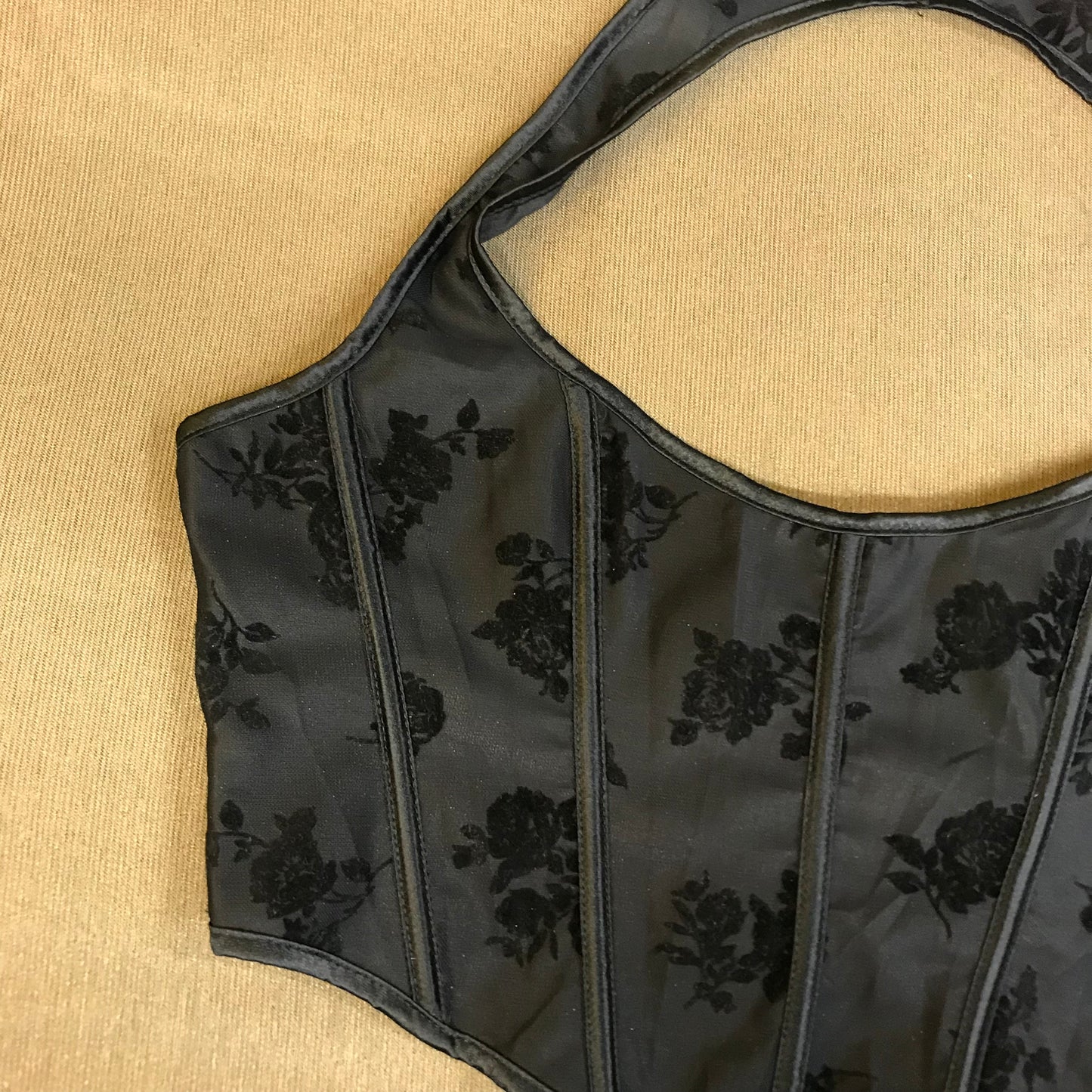 laying on a soft couch