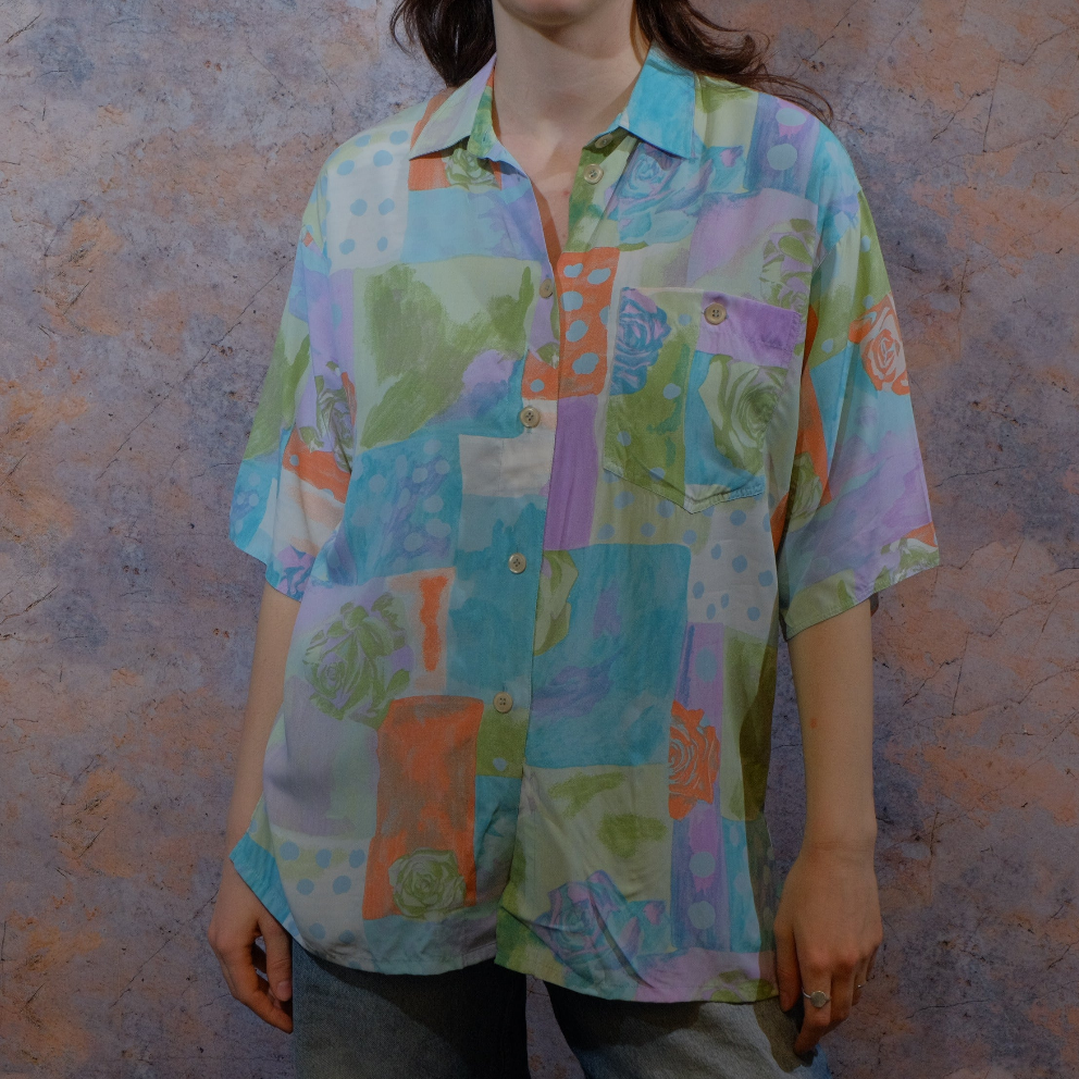 vegan wednesday colorful shirt
