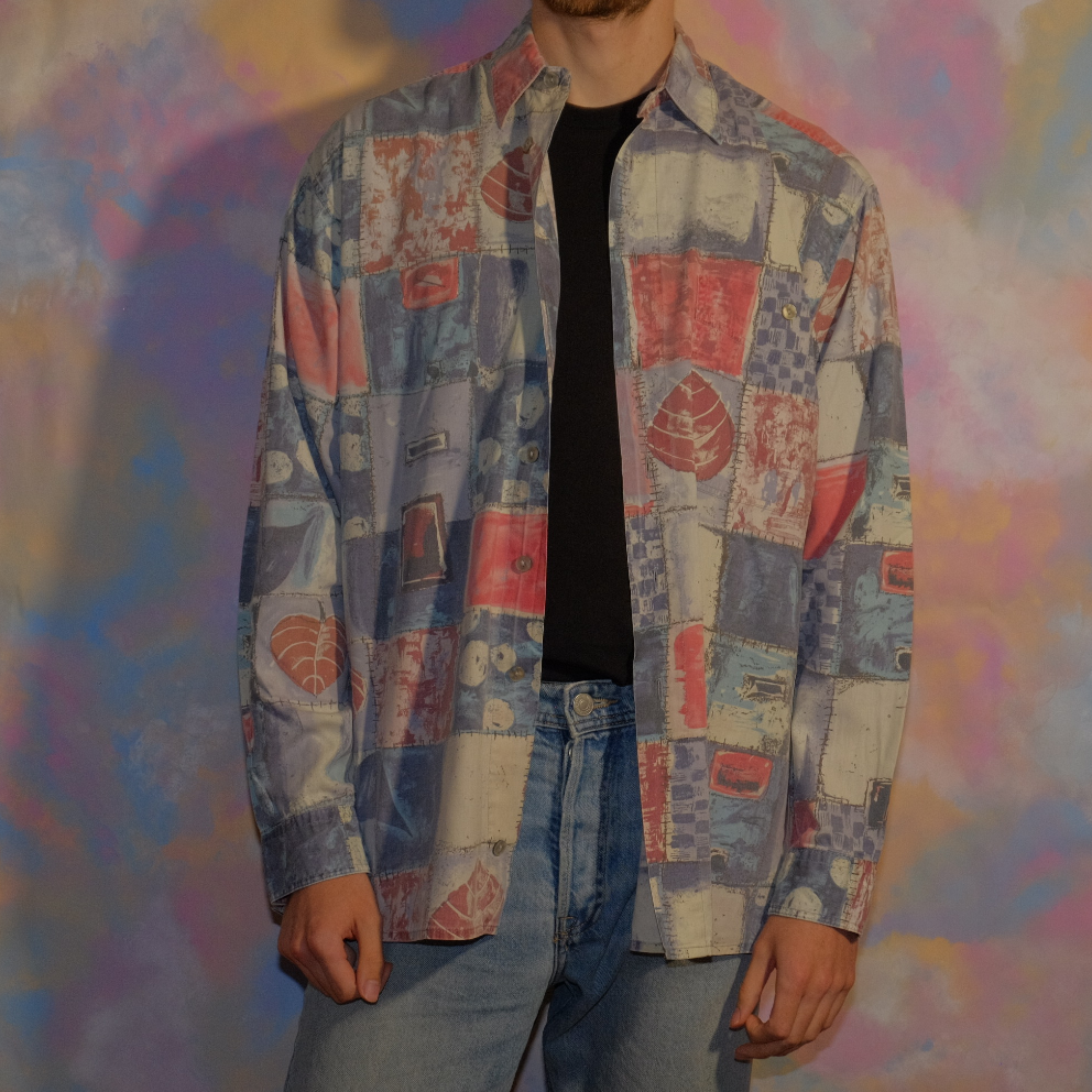 balsamic vinegar and honey floral shirt