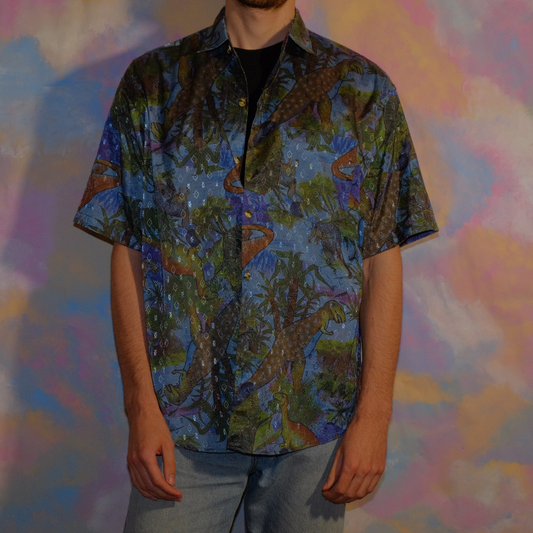 believing in traditional family makes you a dinosaur blue shirt
