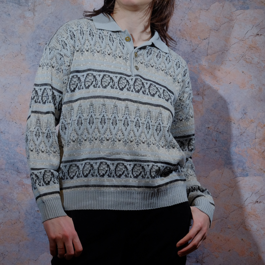 shadows of the past gray pullover