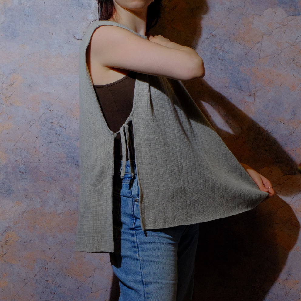 how to look like an ancient philosopher cream sweater vest