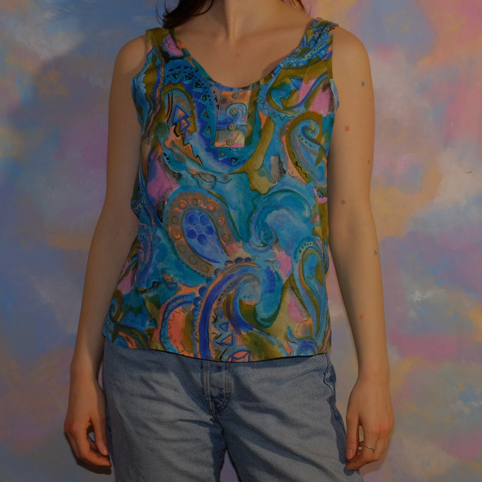 summer's around the corner colorful top