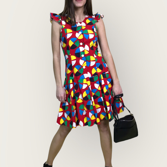 disneyland colourful dress