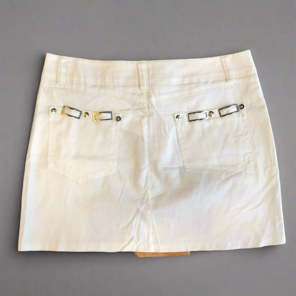 nobody flirts better than a woman who has zero interest in you white skirt