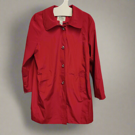 london fog red jacket