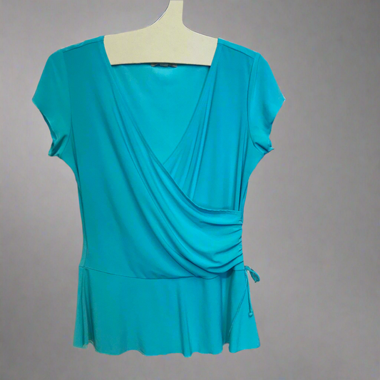 new age armour baby blue top