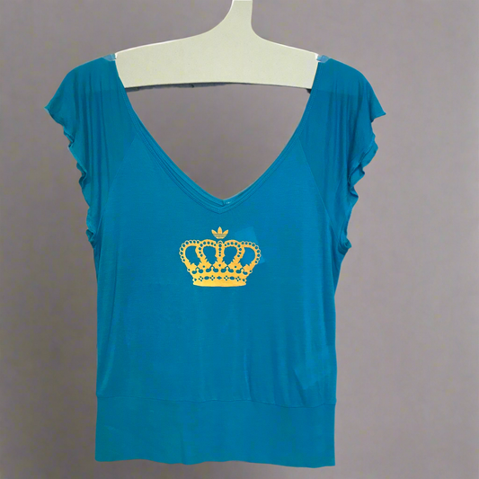 moriarty’s adidas crown jewel blue top