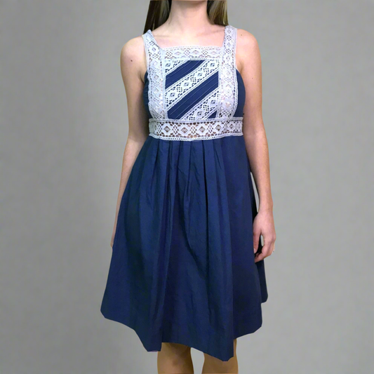 iced americano denim dress