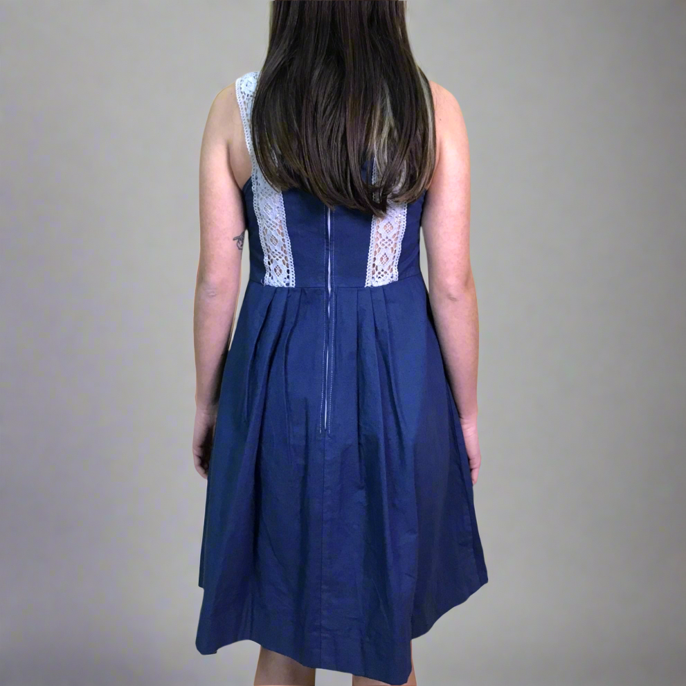 iced americano denim dress