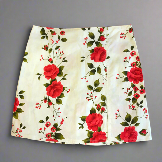 romantic evening white skirt