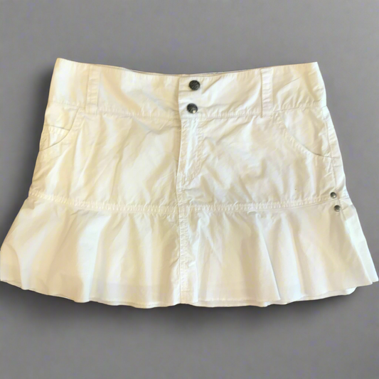 smoke and dance white skirt