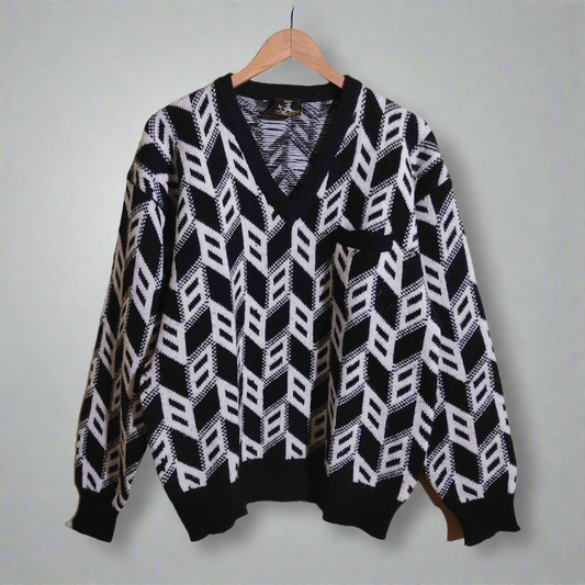 makes you wanna swing both ways black and white pullover