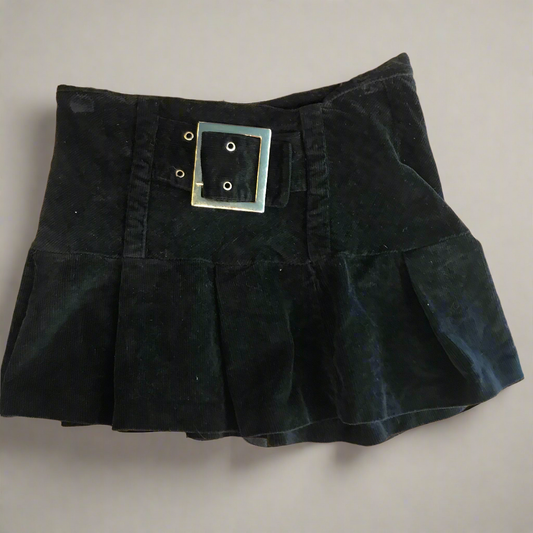 high heels on and this black skirt