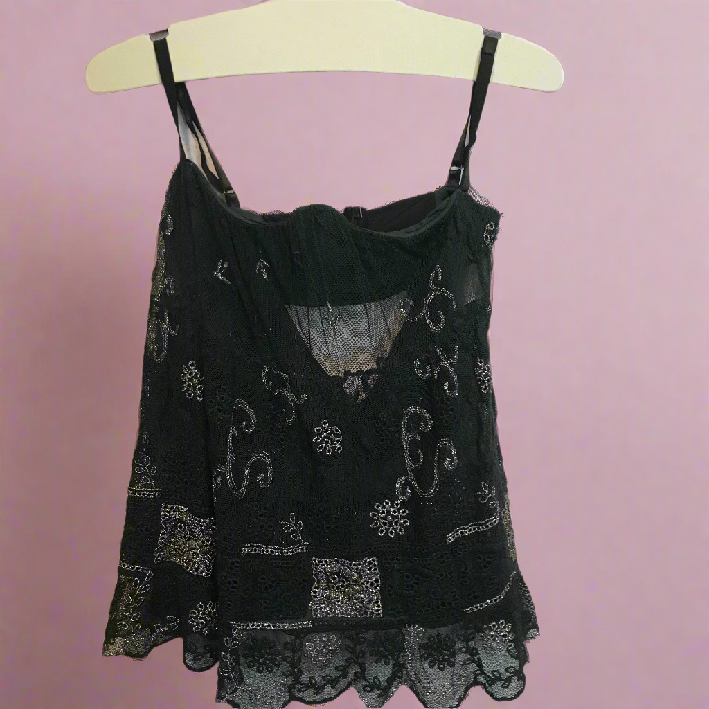 in the middle of the night black lingerie