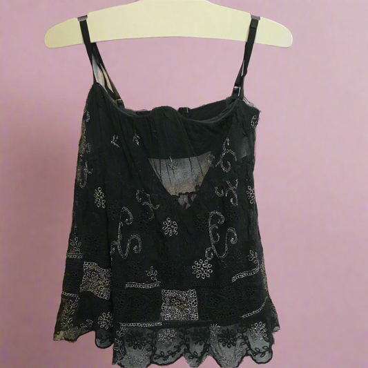 in the middle of the night black lingerie