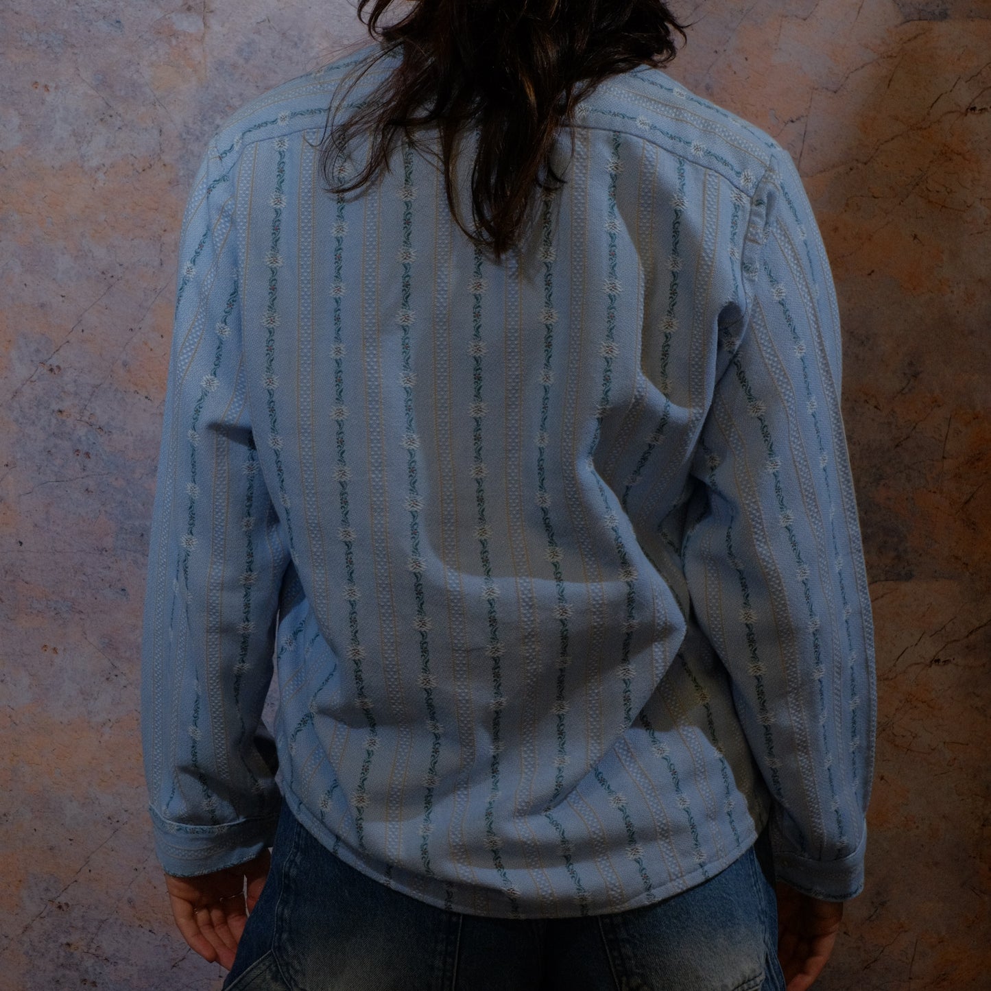 you look like you just woke up blue shirt