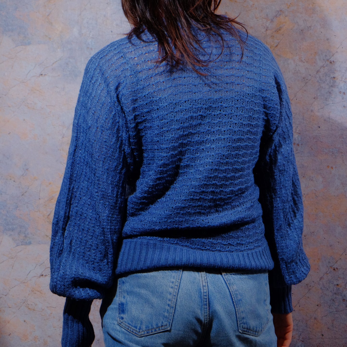 sometimes the answer is very obvious blue pullover