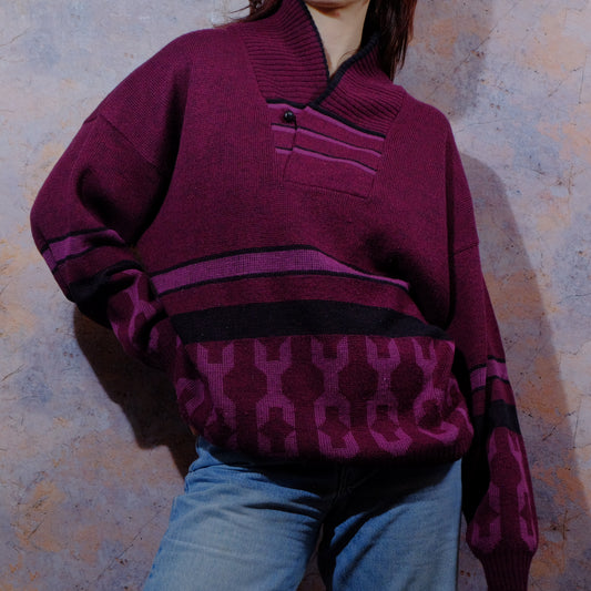 is there a reason behind actions? purple pullover