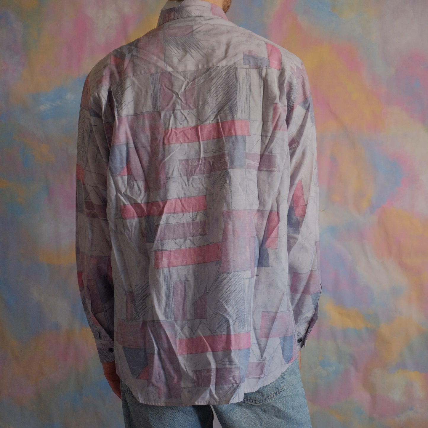 pink bloxorz geometrical shirt