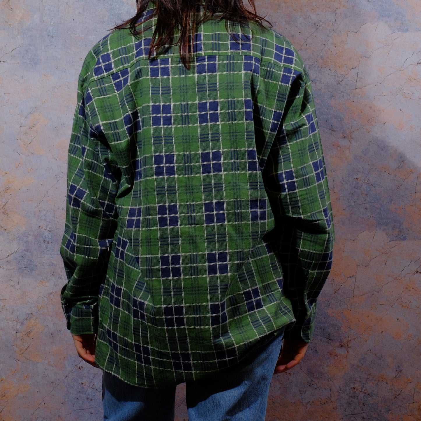 don't let a homophobic man ruin your day green flannel