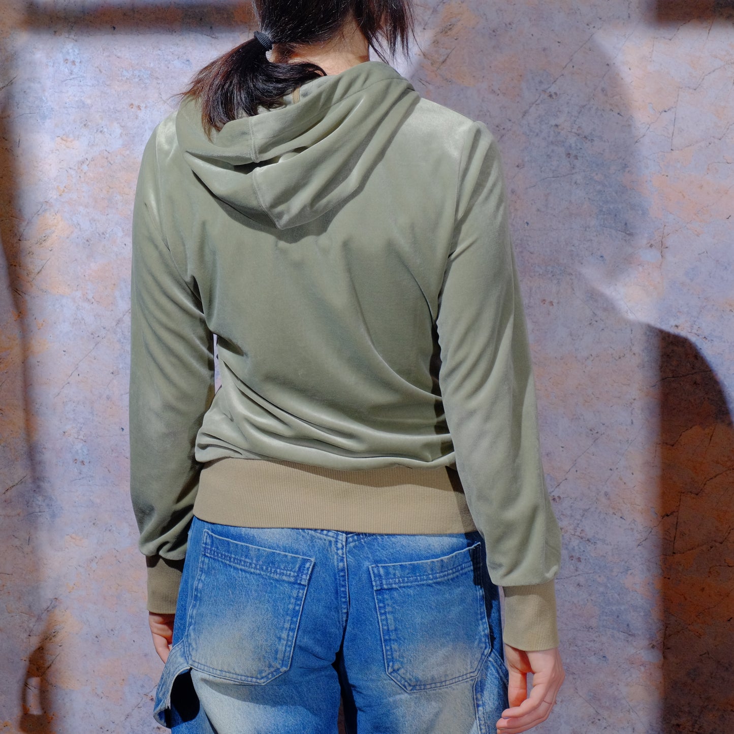 matcha latte puma velvet jacket