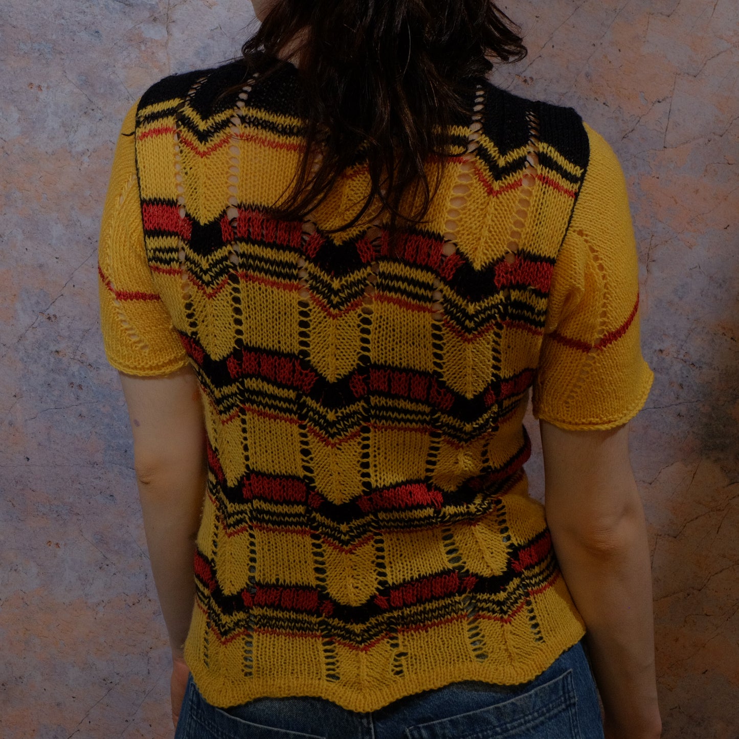 you could have my oatmilk cappuccino if you want yellow pullover
