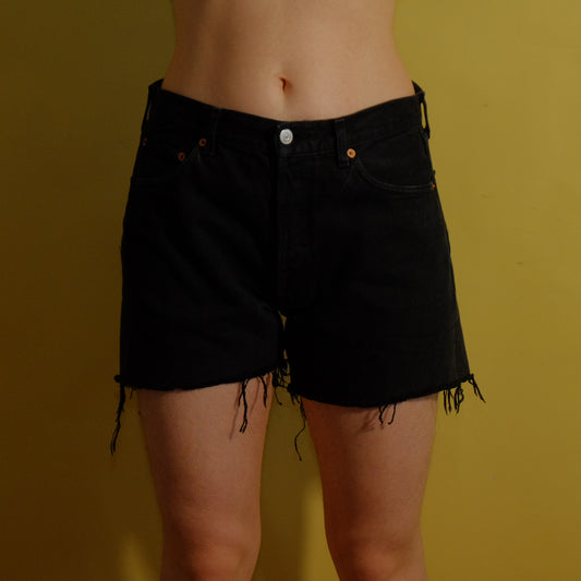 levis black shorts