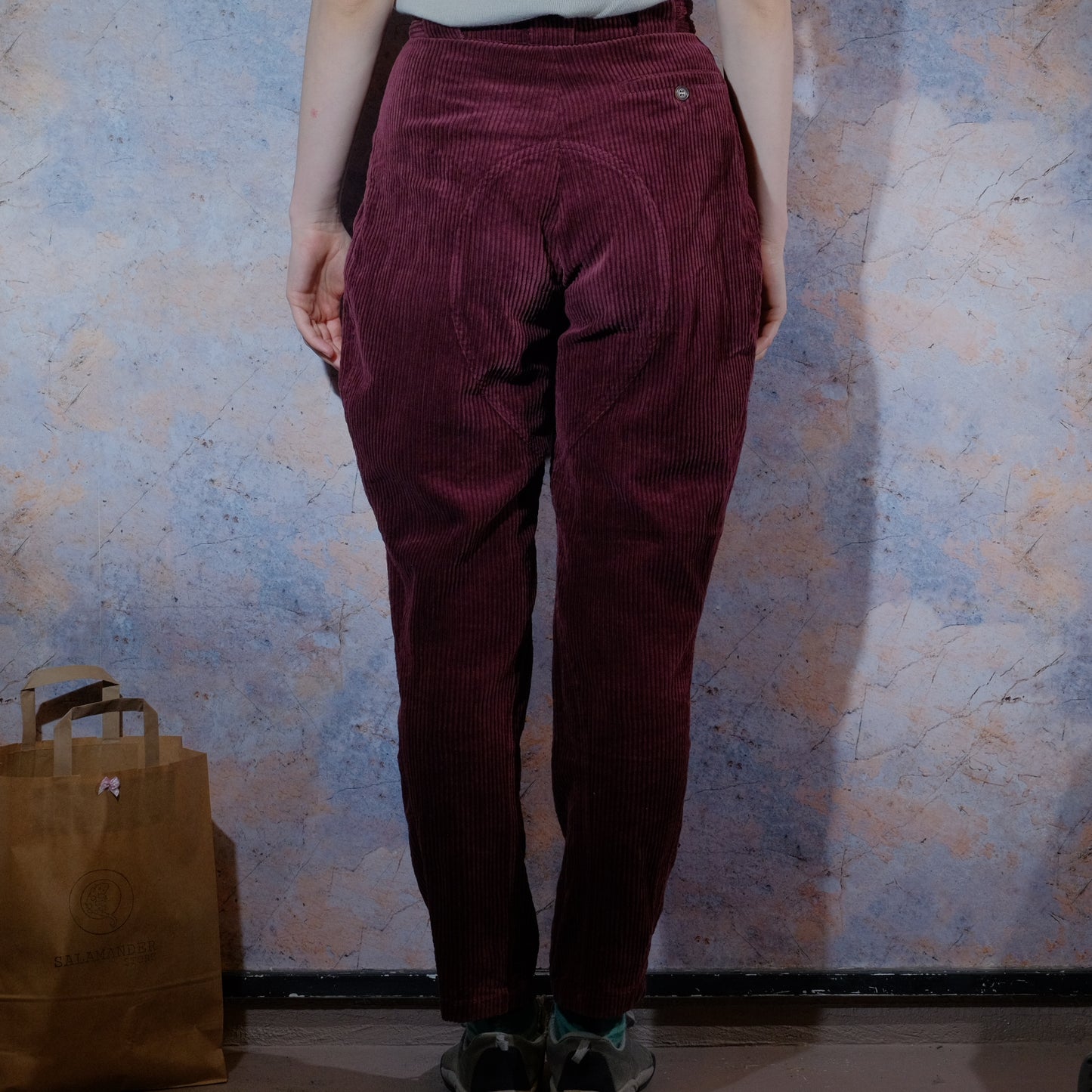 sweet potatoes burgundy corduroy pants